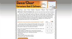 Desktop Screenshot of danceformations.net