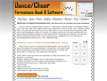 Tablet Screenshot of danceformations.net